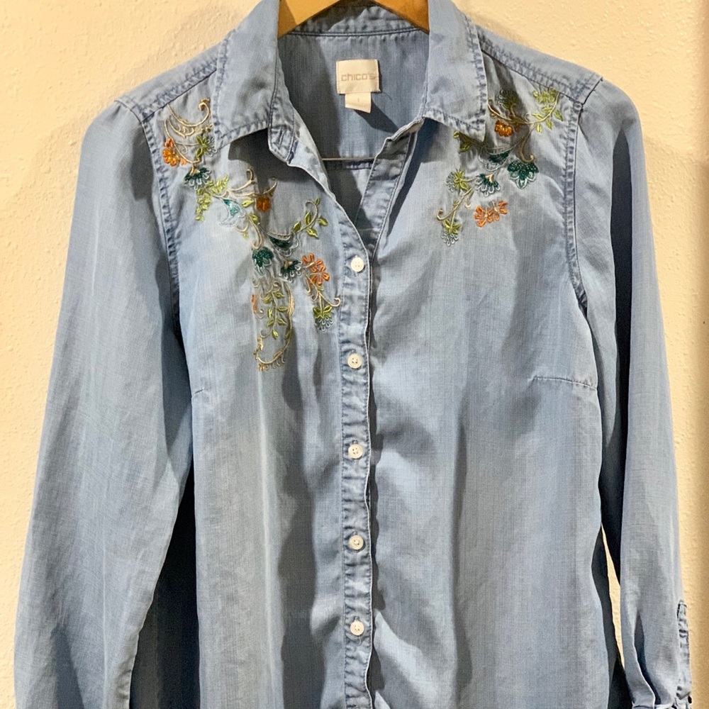 Chico’s denim shirt